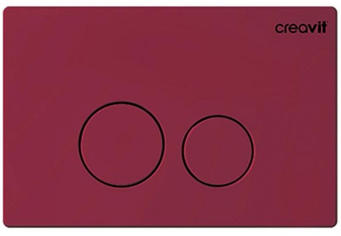 Клавиша смыва Creavit Terra GP9002.08 Берри матовый