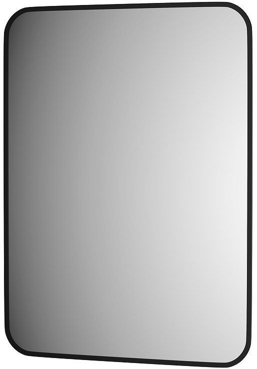 Зеркало Defesto Aura 60х80 DF 2967 с подсветкой 25W-4500K/Без выключателя/Нейтральный белый свет/Черная рама