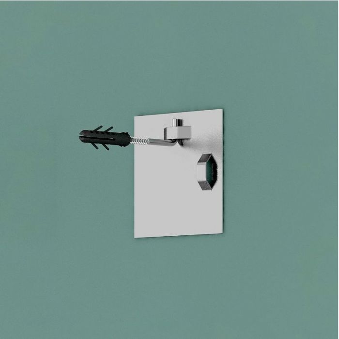 Зеркало Evoform Shadow 50х70 BY 0552 с металлической полочкой - Черный цвет