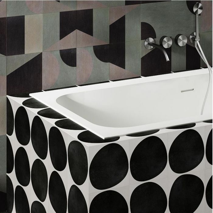 Ванна из искусственного камня Salini Orlanda Kit 170х70 102111G Белая глянцевая