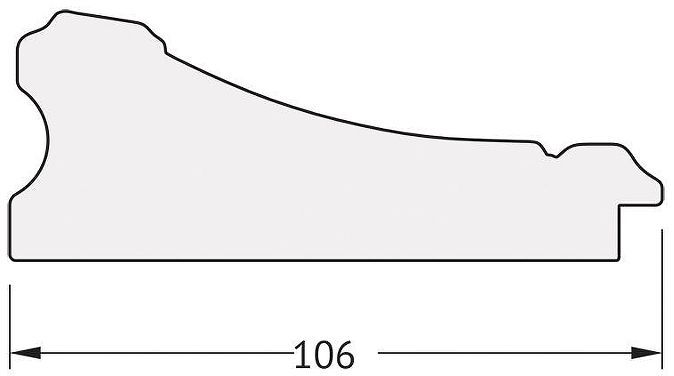 Зеркало Evoform Octagon 75х75 BY 7385 в багетной раме - Барокко серебро 106