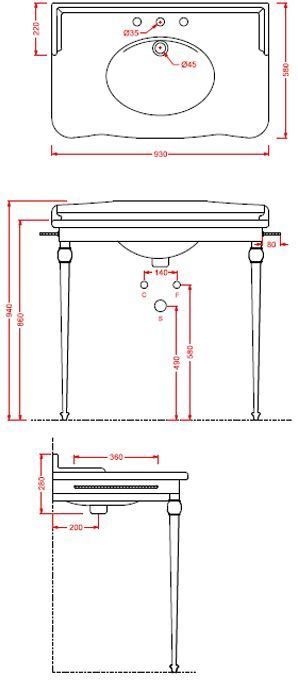 Консоль ARTCERAM Hermitage HEL005 01 00*1 Консоль ARTCERAM Hermitage HEL005 01 00*1