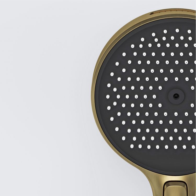 Душевой комплект SANCOS Space встраиваемый c термостатическим смесителем, цвет брашированное золото , SC3006BG Душевой комплект SANCOS Space встраиваемый c термостатическим смесителем, цвет брашированное золото , SC3006BG