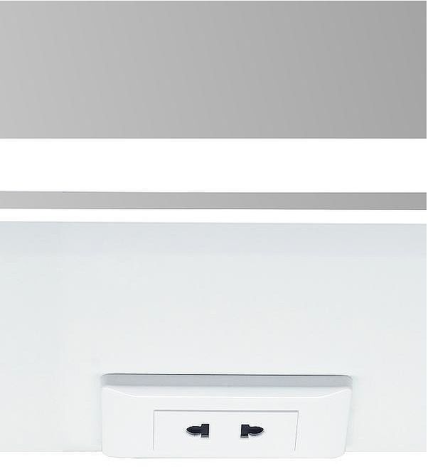 Зеркальный шкаф Reflexion Circle 800х800 RF2110SR с подсветкой Белый матовый