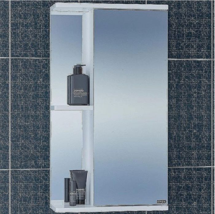 Зеркальный шкаф СанТа Ника 40 R 101081 Белый