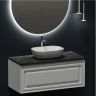 Столешница для ванной комнаты SANCOS 1000х460 с отверстием под смеситель, цвет black sky, артикул TT100A1X, TT100A1X