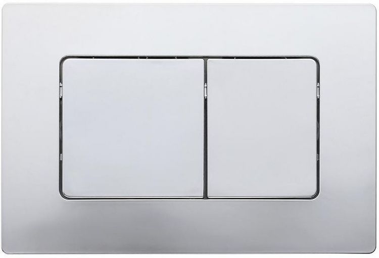 Клавиша смыва Veconi Flush FLV8-C цвет Хром глянцевый