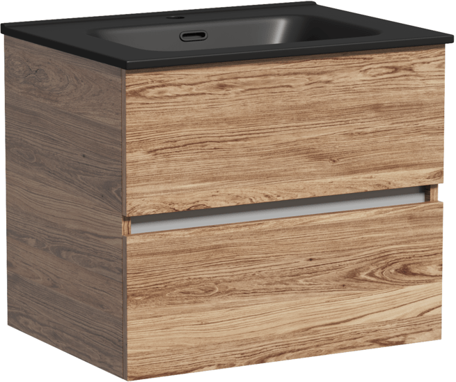 Тумба подвесная SANCOS под раковину Urban, дуб чарльстон 590х450х550, UR60ECH