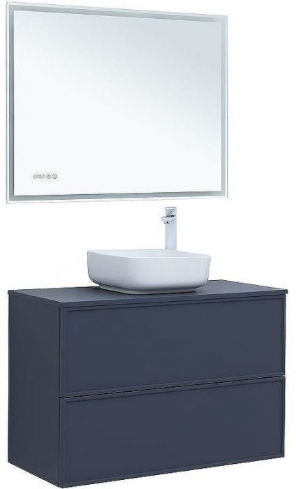 Тумба под раковину Aquanet Арт 100 313267 подвесная Маренго