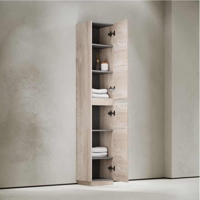 Шкаф-пенал SANCOS напольный Libra Floor, дуб галифакс натуральный 350х300х1870 мм, PLB35FEG