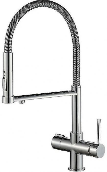 Смеситель для кухни ZorG Steel Hammer SH 2002 CR Хром