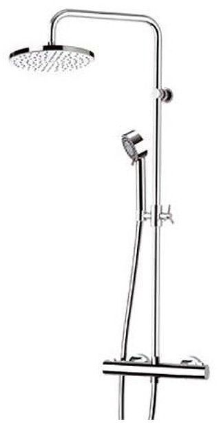 Душевая система Remer Elegance EQ37330FG с термостатом цвет Хром