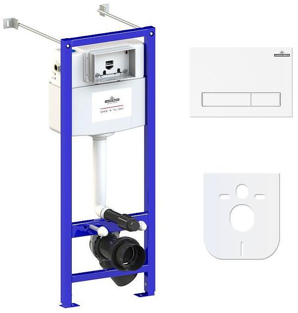 Инсталляция Lavinia Boho RelFix 77020013 для унитаза с клавишей смыва цвет Белый глянцевый