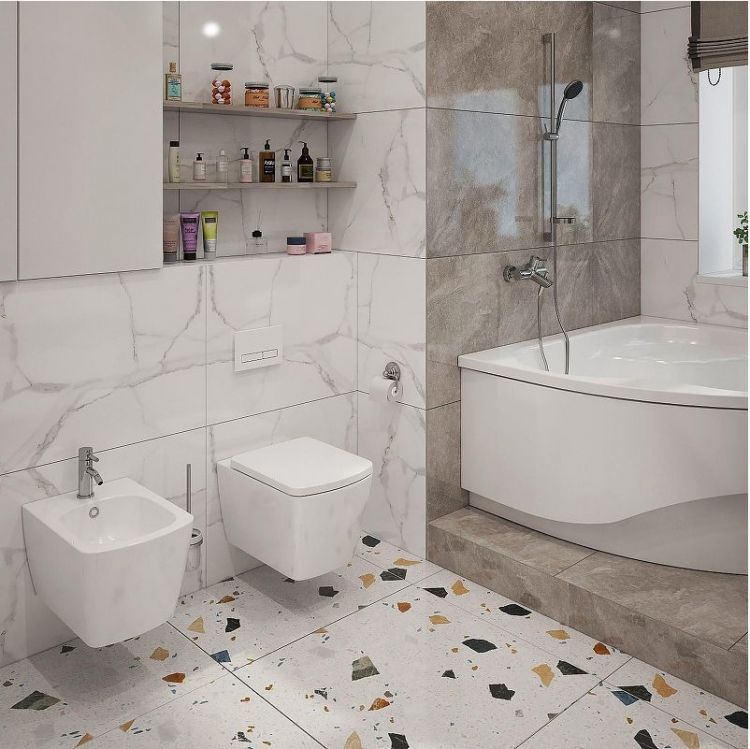 Инсталляция Lavinia Boho RelFix 77020013 для унитаза с клавишей смыва цвет Белый глянцевый