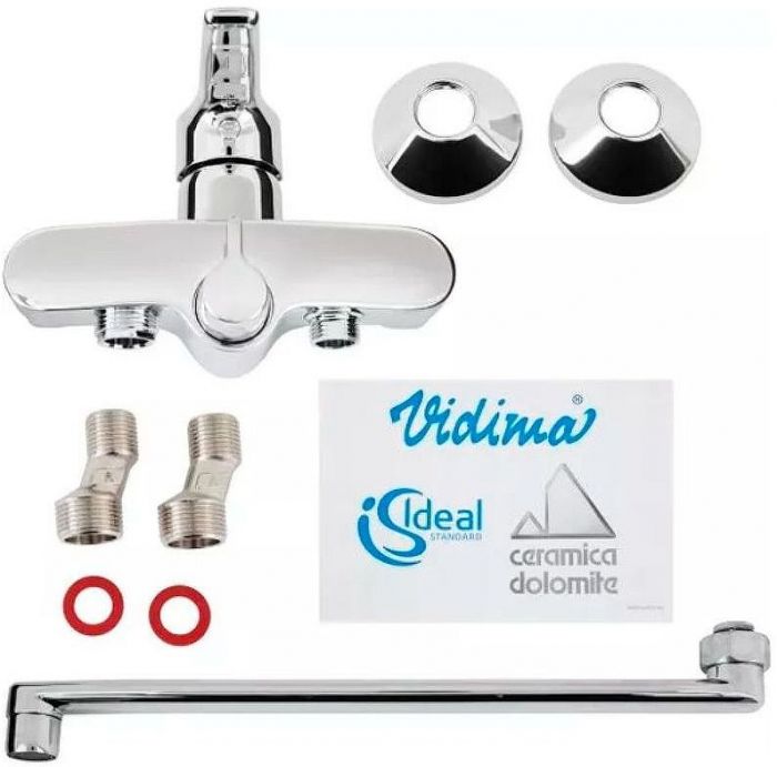 Смеситель для ванны Ideal Standard Alpha BD044AA универсальный Хром