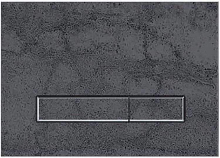 Клавиша смыва KK POL Lapis Grande V1 350/PPK/412-00-03 Pietra Antracit