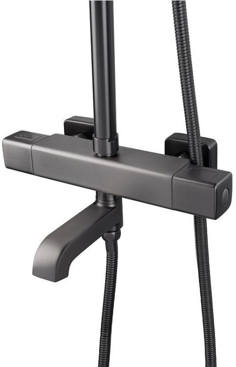 Душевая система FILARETE FL2050BG с термостатом цвет Графит