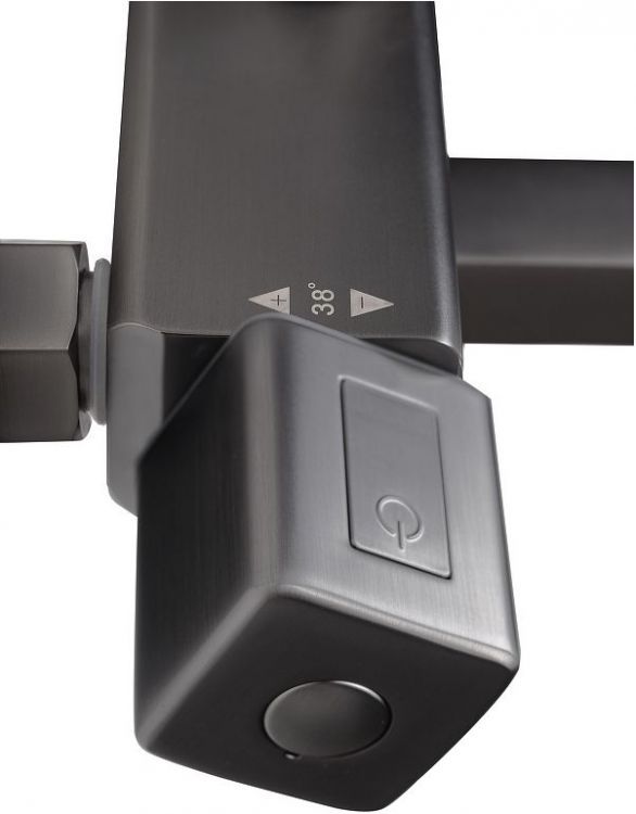 Душевая система FILARETE FL2050BG с термостатом цвет Графит