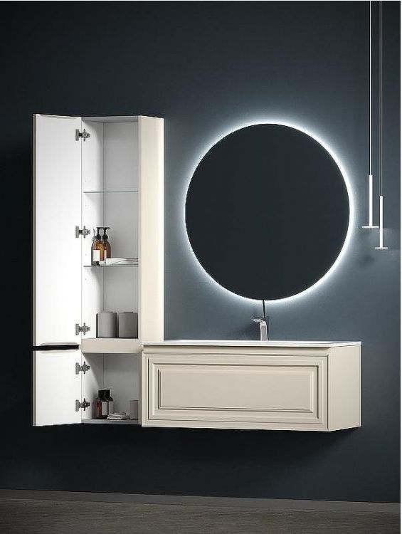 Шкаф пенал Sancos Very 35 L PVR35LCE подвесной Beige Soft