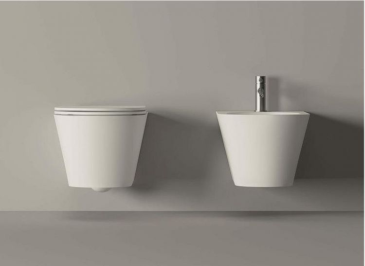 Унитаз Alice Hide 31170109 подвесной Белый матовый без сиденья