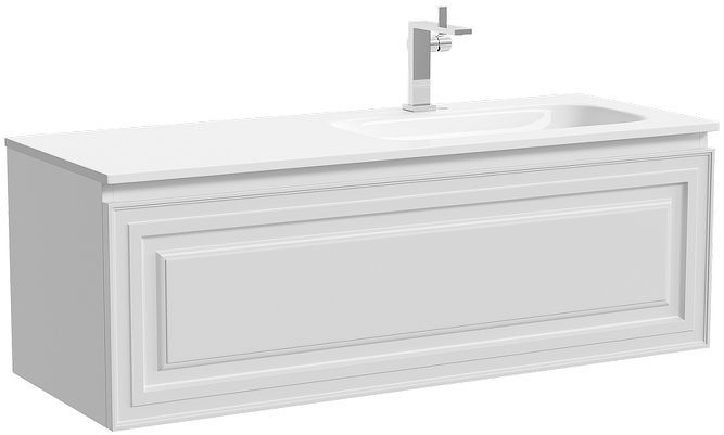 Тумба под раковину Sancos Very 120 R VR120RW подвесная цвет Bianco