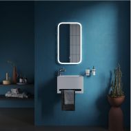 Комплект мебели для ванной DIWO Казань 40 L подвесной цвет Белый