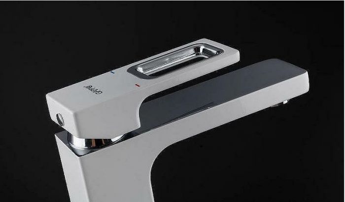 Смеситель для раковины Gappo G17-8 G1017-8 Белый Хром