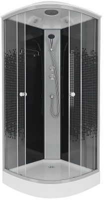 Душевая кабина Niagara Eco 100x100 NG-4502-14BLACK без гидромассажа
