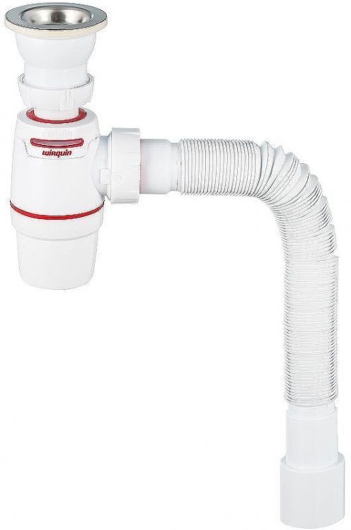 Сифон для кухонной мойки Wirquin Neo Air 30987083 Нержавеющая сталь