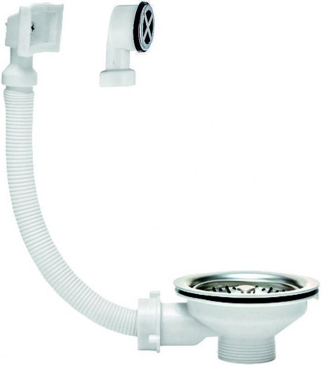 Выпуск для кухонной мойки Wirquin 30987086 Нержавеющая сталь