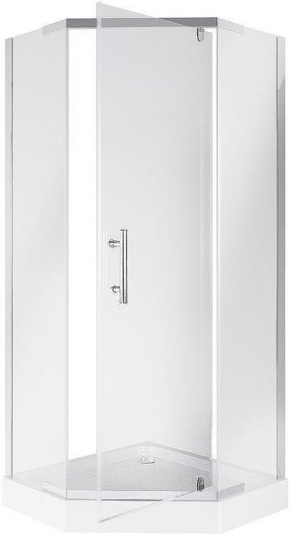 Душевой уголок Niagara Eco 100х100 NG-010-14D профиль Хром стекло прозрачное