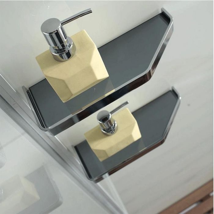 Душевая кабина Orans 150x100 L 89102lw с баней профиль Белый задние стенки Белые