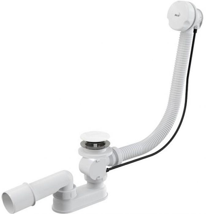 Слив-перелив Alcaplast A51BM-80 полуавтомат Белый