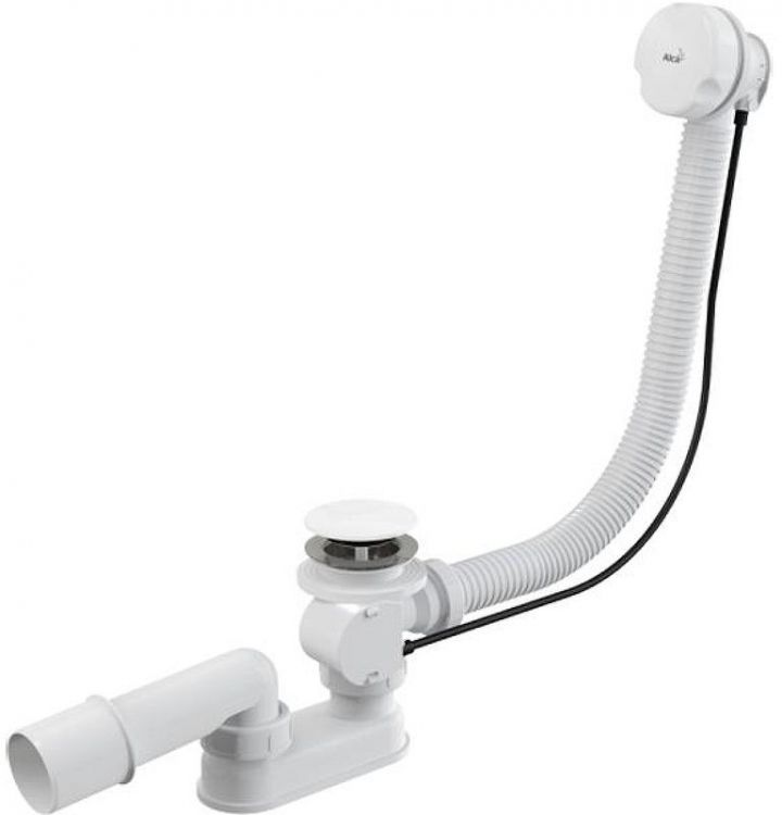 Слив-перелив Alcaplast A51BM-80 полуавтомат Белый