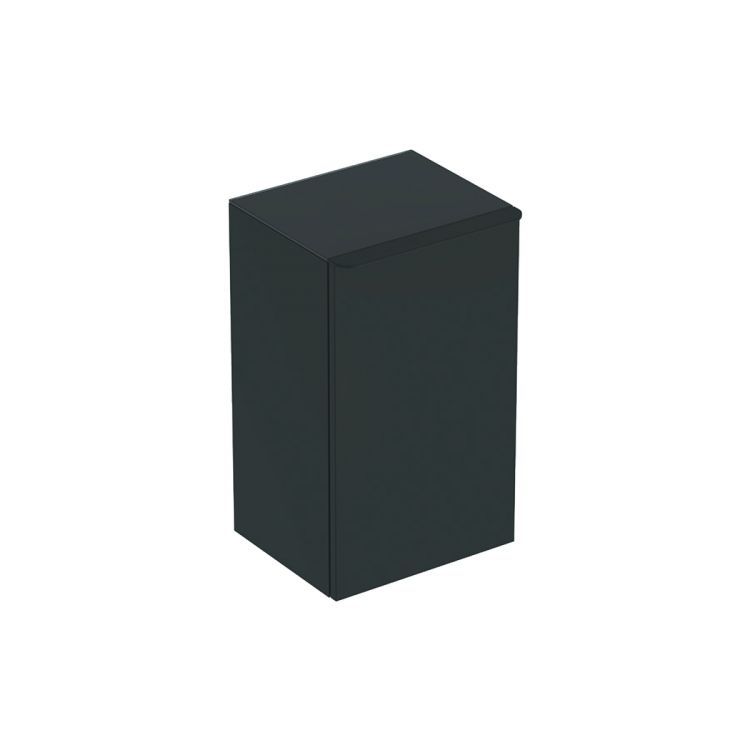 Боковой шкафчик Geberit Smyle Squareнизкий с одной дверцей левый, темно-серый матовый [500.360.JK.1]