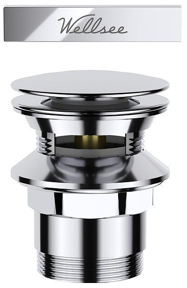 Слив-перелив Wellsee Useful Extras 231916000 click-clack цвет Хром Слив-перелив Wellsee Useful Extras 231916000 click-clack цвет Хром