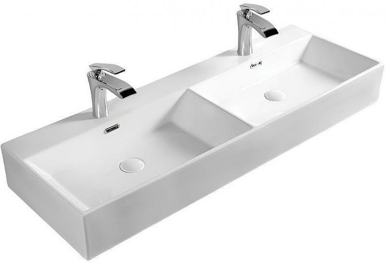 Раковина SantiLine 120 SL-2114 двойная Белая