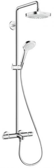 Hansgrohe Croma Select E 180 SHP Душевая система, верхний душ 187мм, с ручным душем и смесителем, цвет: хром