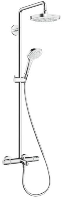 Hansgrohe Croma Select E 180 SHP Душевая система, верхний душ 187мм, с ручным душем и смесителем, цвет: хром