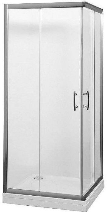 Душевой уголок Aquanet Alfa Cube NAA1142 100x100 00185041 профиль Хром стекло прозрачное