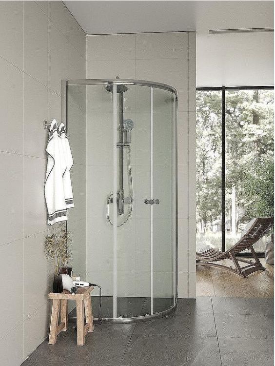 Душевой уголок Agger A01-090TCR/G 90x90 профиль Хром стекло прозрачное