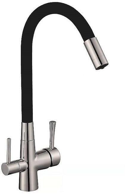 Смеситель для кухни Savol S-L1806L-01 цвет Сатин Черный