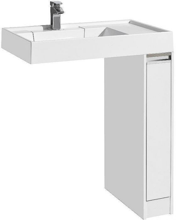 Тумба под раковину Aquaton Лондри 20 R 1A236101LH010 Белый глянец