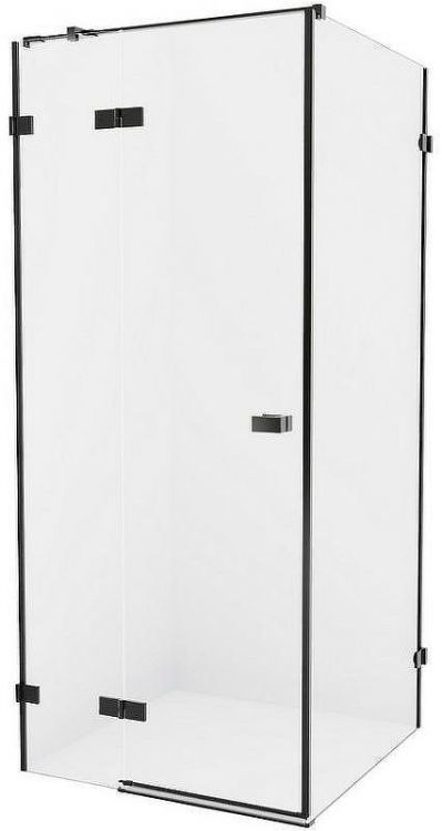 Душевой уголок New Trendy Avexa Black 120x120 L EXK-1606 профиль Черный стекло прозрачное Душевой уголок New Trendy Avexa Black 120x120 L EXK-1606 профиль Черный стекло прозрачное