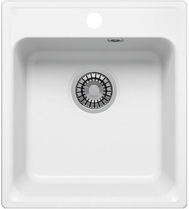 Кухонная мойка Reflexion Quadra 43 RF0243WH Белая