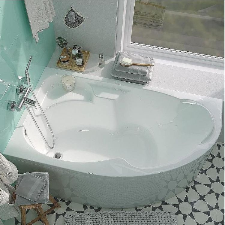 Акриловая ванна 1MarKa Diana 170х105 L 01ди1710л без гидромассажа Акриловая ванна 1MarKa Diana 170х105 L 01ди1710л без гидромассажа