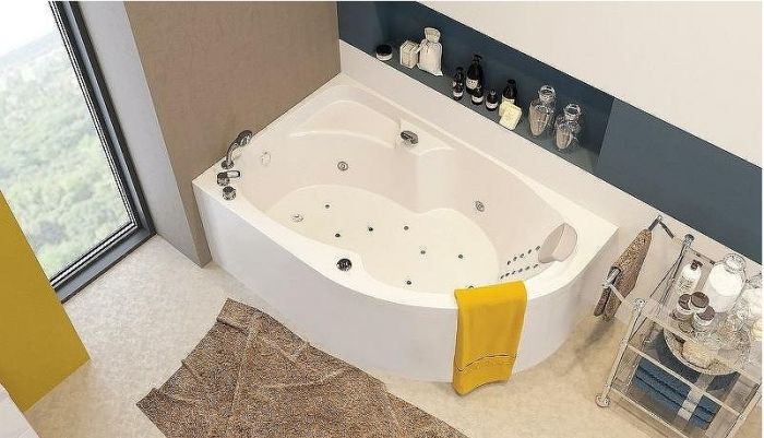 Акриловая ванна 1MarKa Diana 170х105 L 01ди1710л без гидромассажа