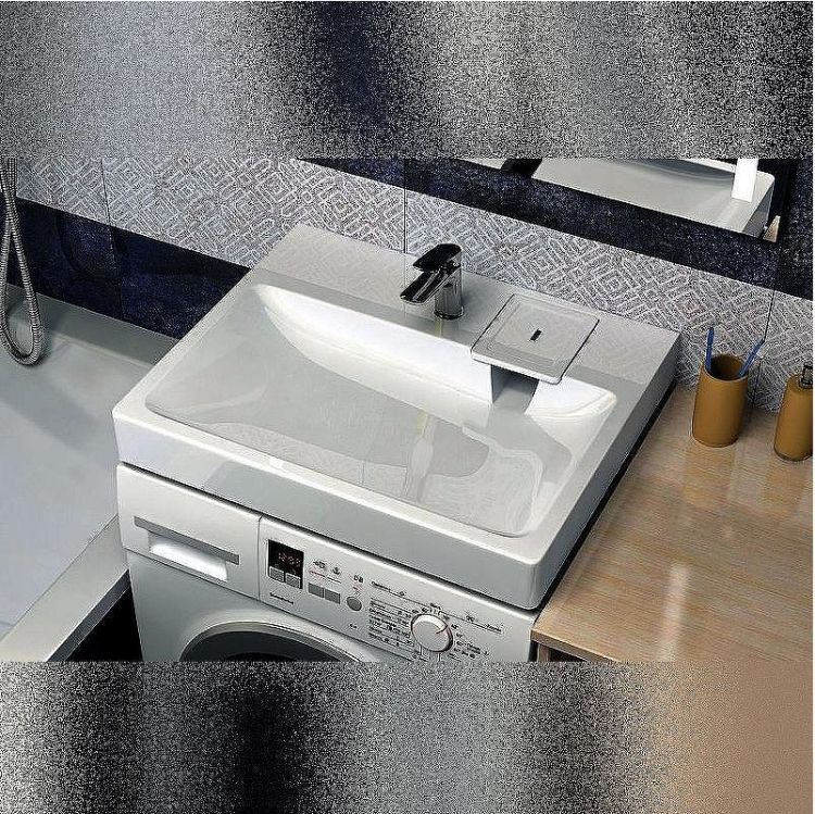 Раковина Maretti Katrina 60 KA13SM78-844 на стиральную машину Белая