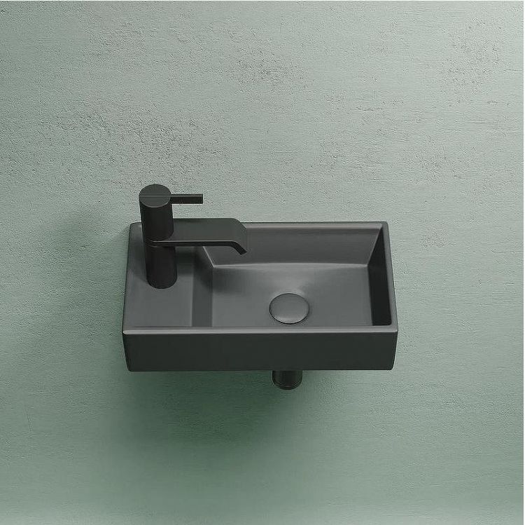 Раковина Ceramicanova Element 41 R CN6051RMDH Темный антрацит матовый Раковина Ceramicanova Element 41 R CN6051RMDH Темный антрацит матовый