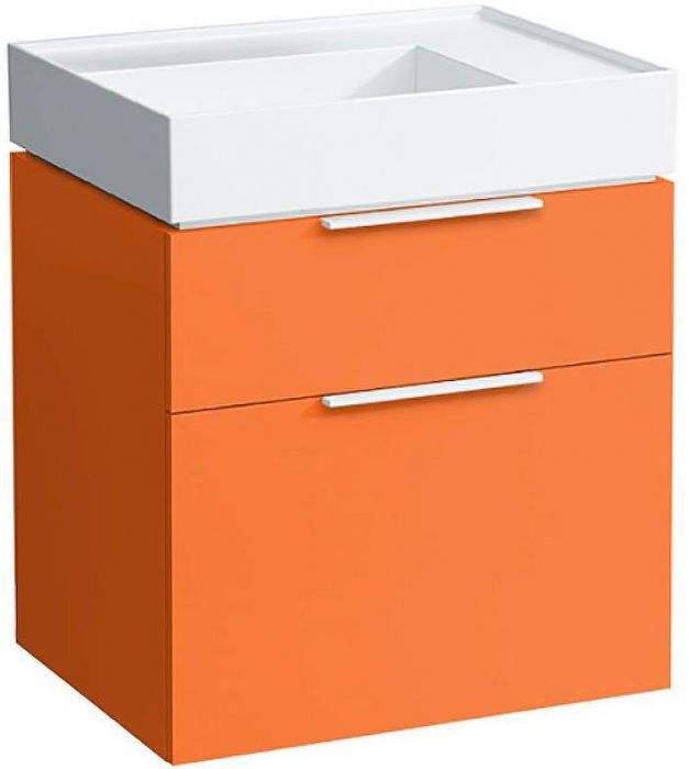 Тумба под раковину Laufen Kartell 60 4.0755.2.033.635.1 подвесная Оранжевая глянцевая